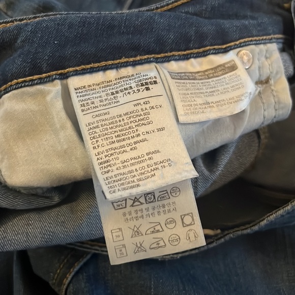 Levi’s 712 Slim Blue Jeans 31 - Picture 12 of 14